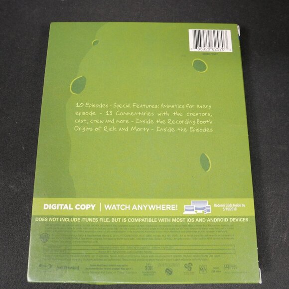 Rick & Morty Seasons 1-3 Blu-Ray Box Sets - Picture 7 of 8